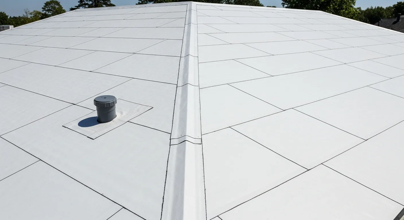 TPO Flat Roofing installation in Arlington, VA